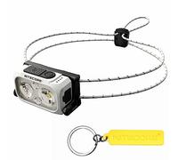 Nitecore NU21 360 lumen ultra leggero per esterni con doppio fascio USB-C ricaricabile per fari (bianco)