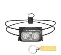 Nitecore NU25 MCT 400 Lumen Ultra Leggeri Temperature del Colore Multipla Lampada Frontale da Esterno per Casco (Archetto Ultra Leggero)