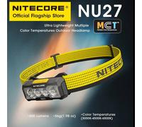 NITECORE NU27 56g Faro da trail running Leggero Luce calda Luce neutra/bianca fredda Lampada frontale a LED 600 lumen Ricarica USB-C
