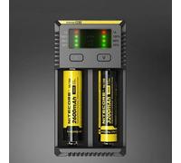 Nitecore NUOVO i2 Intelligent Digi Smart Charger con indicatore LED per 14500, 1