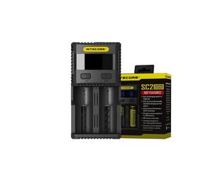 NITECORE SC2 Superbo Caricabatterie Batteria Ricaricabile Non Incluso Imr NI-MH