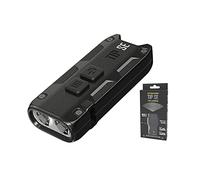 Nitecore TIP SE - Mini torcia tascabile - 700 lumen LED - Ricaricabile USB C - Torcia portachiavi - impermeabile IP54 con 4 modalità 26 grammi ([NERO])