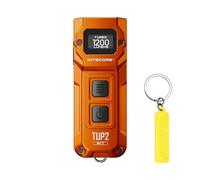 Nitecore TUP2 MCT EDC Portachiavi Torcia 1200 Lumen Tag (Arancione)
