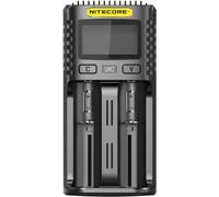 Nitecore Caricatore universale UM2 per batterie domestiche DC USB 1500 mA