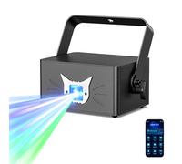 Nitehop Luce Da Discoteca Con App Bluetooth, 3D Fai da TeAnimazione Da Discoteca Con Batteria, Animazione DJ Party Luci Con Telecomando E DMX 512, Per Feste, Bar, Halloween, Natale