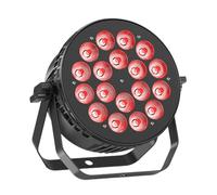 Nitehop RGBW Faretto Par LED, 18x10W LED Luci da Palco DMX4/8CH Luce di Scena con Automatica/Suono Attivato, Luce da Discoteca per Feste Club DJ Matrimoni Spettacolo Halloween Natale