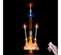 Nitemode Kit di luci compatibile con Lego NASA Artemis Space Launch System Rocket 42211, accessori di illuminazione regolabili con luminosità aggiornata (senza modello)