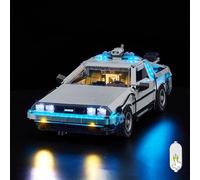 Nitemode Kit di luci LED compatibile con Lego 10300, UpgradedLight per modelli di auto con macchine del tempo del futuro, set di accessori per l'illuminazione (senza modello)