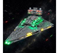 Nitemode Kit luci per LEGO 75394 Imperial Star Destroyer Set, Solo Luci | Accesso remoto a tutte le funzioni per display notturno imperiale Star Destroyer e regali (modello non incluso)