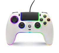 NITHO Controller Cablato Compatibile con PS5/PC/MAC/Android/Steam Deck, Gamepad con Effetto Hall/Paddles Programmabili/Turbo/Giroscopio 6 Assi/Doppia Vibrazione/Touchpad/Illuminazione RGB/Jack Audio