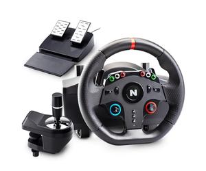 NITHO Drive Pro ONE Volante con Pedali e Cambio Separato, Volante da Gioco a 270 Gradi per PC, PS4, Xbox One, Xbox Series X|S, Zero Dead Zone Volante da Corsa, Simulatore di Guida