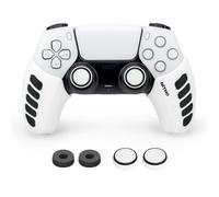 NiTHO Gaming Kit per Controller Playstation 5, Include Impugnature Silicone Anti-Sudore, Anelli di Precisione, Copri Levette Analogiche, Migliora il Controllo del Gioco Per Controller PS5