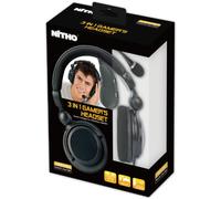 Nitho X4 GHES Cuffia con Microfono per Play Station 4, 3 in 1, Nero