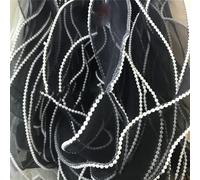 NITONAMI 5 Metri 4 cm/6 cm di Larghezza Perla Filato Coda di Pesce Onda Nastro di Organza Accessori per Capelli Fiocco Fai da Te Materiale Confezione Regalo Tessuto da Cucire-6,6 cm di larg