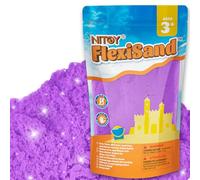 NiToy FlexiSand Arena da gioco da 1 kg, non si asciuga mai e si spegne per 3 anni e oltre, ricambio in bulk per giocattoli sensoriali da scatola di sabbia, ideale per modellare, stringere e plasmare