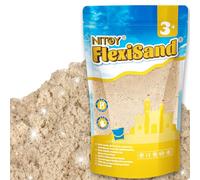NiToy FlexiSand - Sabbia da gioco da 1 kg, non si asciuga mai, per bambini dai 3 anni in su, ricarica per giocattoli sensoriali, ideale per modellare, spremere e modellare (colore originale)