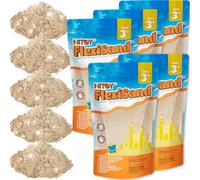 NiToy Play Sand, FlexiSand 5 kg Sabbia da Gioco Modellabile per Bambini, Sabbia da Modellazione per Dare Forma e Impastare, Facile da Maneggiare, Applicazione Pulita, Promuove il Gioco Creativo (Beige