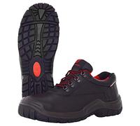 Nitras 7210 Scarpa da Lavoro Power Step I - Scarpe da Ginnastica di Sicurezza per Uomo e Donna - Scarpe in Acciaio con Puntale - Nero, Taglia: 43