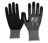 NITRAS 8800 Flexible Fit - Guanti da giardinaggio, 3 paia, taglia 9/XL, bianca