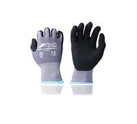 Nitras Guanti giardino 8800 – flessibili, alta resistenza abrasione, presa – 12 paia 10 nero/grigio