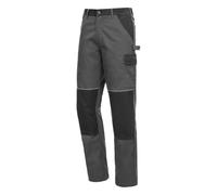 Nitras Motion Tex Light - Pantaloni con cintura in vita Poliestere/cotone 52 grigio/nero