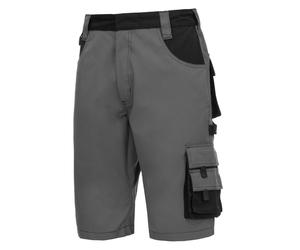 Nitras Motion Tex Plus - Pantaloncini Poliestere/cotone 56 grigio/nero