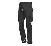 Nitras Motion Tex Pro FX - Pantaloni con cintura in vita Poliestere/cotone/elastan 58 nero