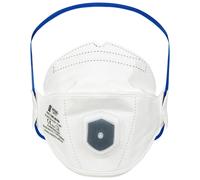 Nitras Safe Air Pro mascherina FFP2 con valvola, bianca