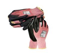 NITREX 255RP 5 Paia Di Guanti da Lavoro per Uso Generico - Rivestimento in PU a Base d’Acqua - Touchscreen - Guanti Protettivi per Uso Industriale e Meccanico - Taglia 11 (XXL)