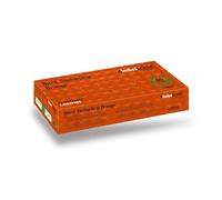 Nitril® StellarGrip - Guanto da esame in nitrile con impugnatura diamantata da 8,5 g, colore: arancione senza polvere