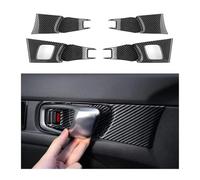NITRIMS Maniglia Portiera Interna per Civic 11a Generazione 2022 Rivestimento Pannello Bracciolo Portiera Dell'auto Rivestimento Telaio Maniglia della Portiera(Door Handle Cover A)