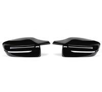NITRIMS Specchietto Retrovisore Copri specchietti retrovisori Laterali per BMW 2 3 4 5 7 per Serie per G20 per G21 per G28 per Stile M4 LHD RHD Calotta Specchio Retrovisore(LHD-Bright Black)