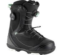 Nitro Cycress, Boa Dual Boot, stivali da snowboard, da donna, colore nero/menta, 36 2/3