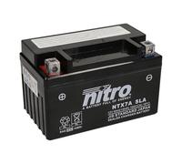 Nitro NTX7A-SLA - Batteria per scooter in gel da 12 V, 6 Ah, senza manutenzione e durevole, adatta per molti scooter, sicura ed ecologica