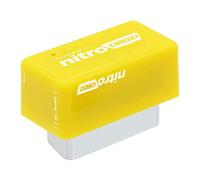Nitro OBD2 Power Upgrade Risparmio Carburante, Plug & Drive Performance Nitro EC0 OBD2 Chip Tuning Box Power Upgrade/Risparmio Energetico, Ottimizzazione Carburante Auto, Giallo