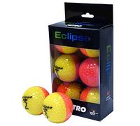 NITRO Palline da Golf Eclipse - confezione da 6, Arancione/Giallo,
