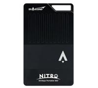 Nitro Portable 2TB SSD USB4, Solid State Drive 3100 MB/s Velocità di lettura e sostenuta 3000MB/s velocità di scrittura, Thunderbolt 3 (40Gbps), USB-C (10Gbps), ultra-robusto IP68 Rating per