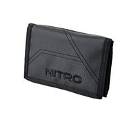 Nitro, portafoglio, portamonete, Unisex-Adulto, Nero resistente, 10x14x1