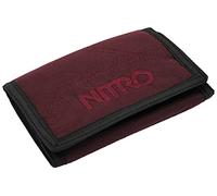 Nitro Portafoglio unisex, portafogli, portamonete, vino, 10x14x1, Moderno