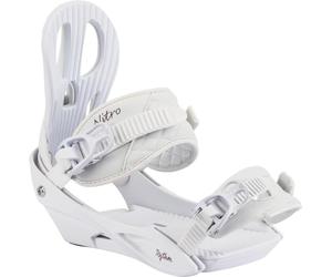Nitro Rythm all Mountain Freestyle - Legatura per Snowboard, da Donna, Colore: Bianco Plum, M