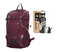 NITRO X Set di zaini Ripuri 2 pz. wine (TAS035273)