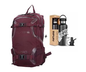 NITRO Slash Pro X Ripuri Set 25 Zaino da trekking 53 cm rosso