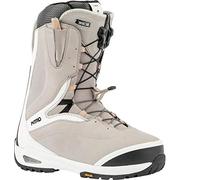 Nitro Snowboards - Scarponi da snowboard da donna Bianca TLS '20 Premium All Mountain Freeride Freestyle, con allacciatura rapida, 26,5 cm, nero