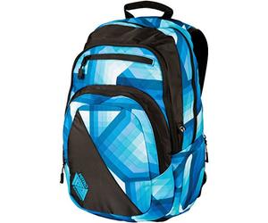 Nitro Stash Zaino Scuola Daypack, Geo Ocean, 49 x 32 x 22 cm, 29 l