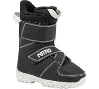 Nitro Stivali da snowboard unisex per ragazzi Rover nero, MP 19.0 // EU 30 2/3 // US 1