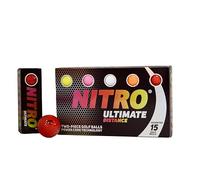 Nitro Ultimate Distance Golf Ball (15-Pack), Multi-Colored