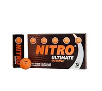 Nitro Ultimate Distance - Palline da golf, confezione da 15, colore: Arancione