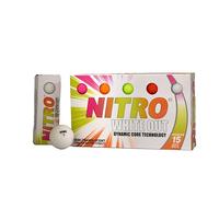 Nitro White out, Palle da Golf, Confezione da 15 Pezzi, Multicolore