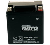 Nitro YB10L A2 Gel - N YB10L A2 Gel AGM chiusa, Schwartz, dimensione Na