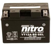 Nitro yt12 a BS Gel - N yt12 a BS Gel AGM chiusa, Schwartz, dimensione Na